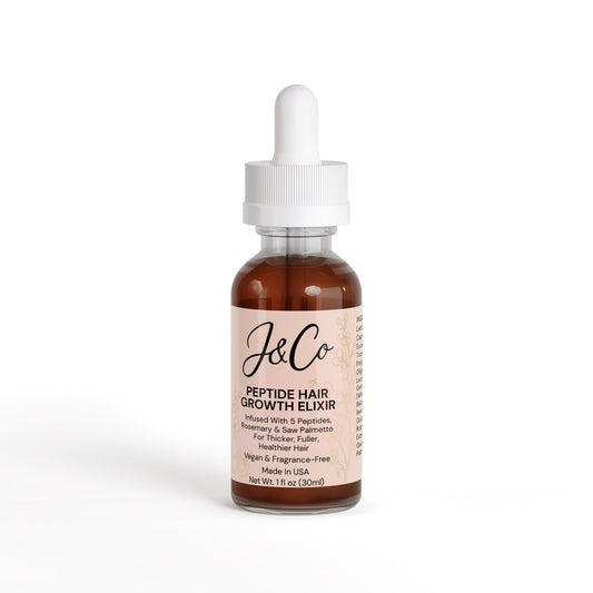 J&Co Peptide Blend Hair Growth Elixir Daily Haircare Serum